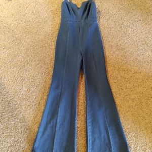 Denim romper / jumpsuit from altar'd state in xs